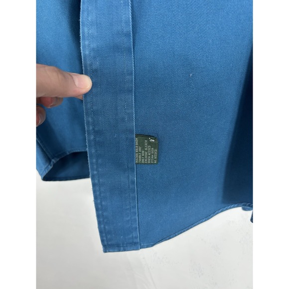 Vintage Hunt Club Mens 100% Cotton Button Down Shirt w/ Pony Embroidery Size L - Picture 5 of 10